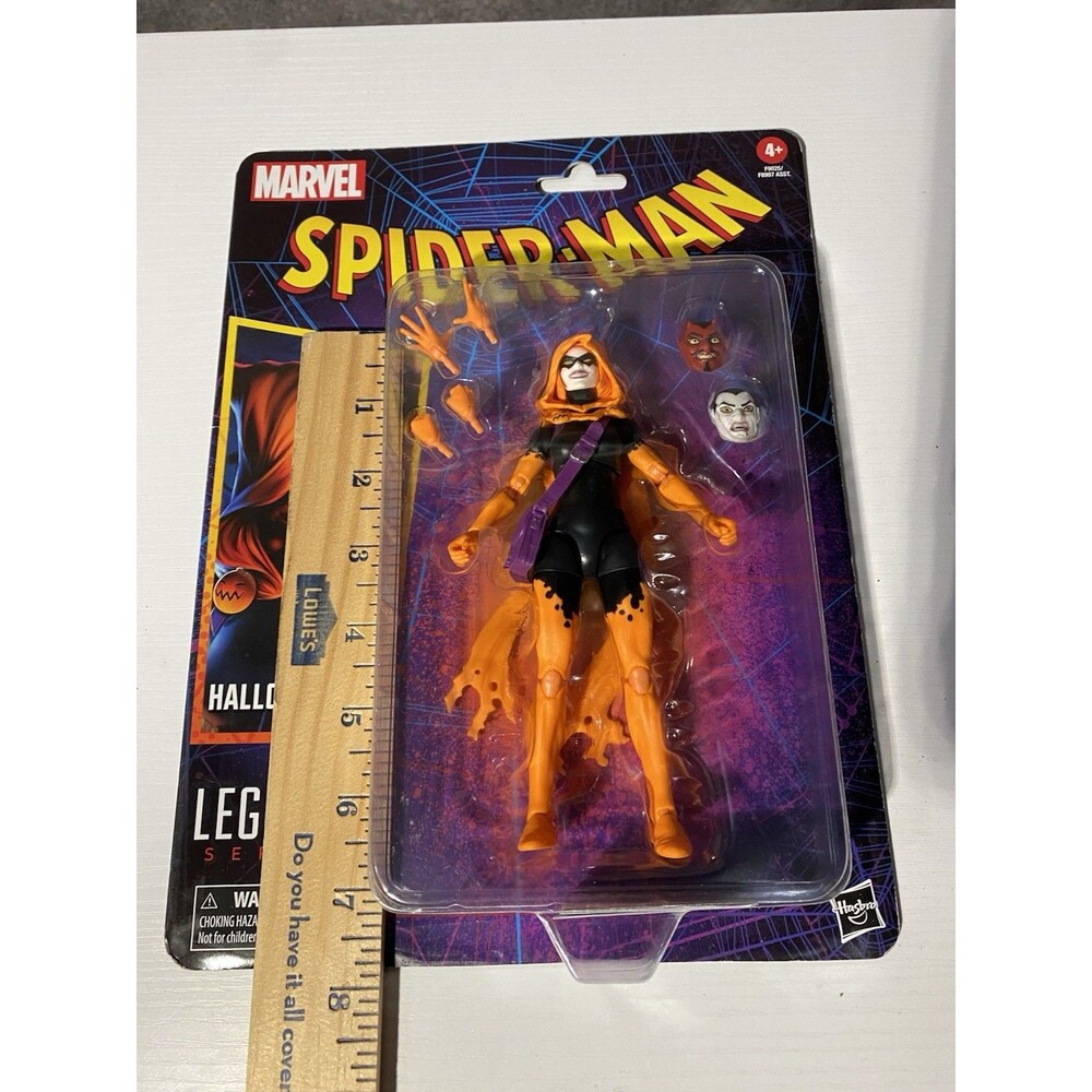 Marvel Legends Hallows' Eve Action Figure Spider-Man Retro Series Hasbro NEW - Picture 4 of 4